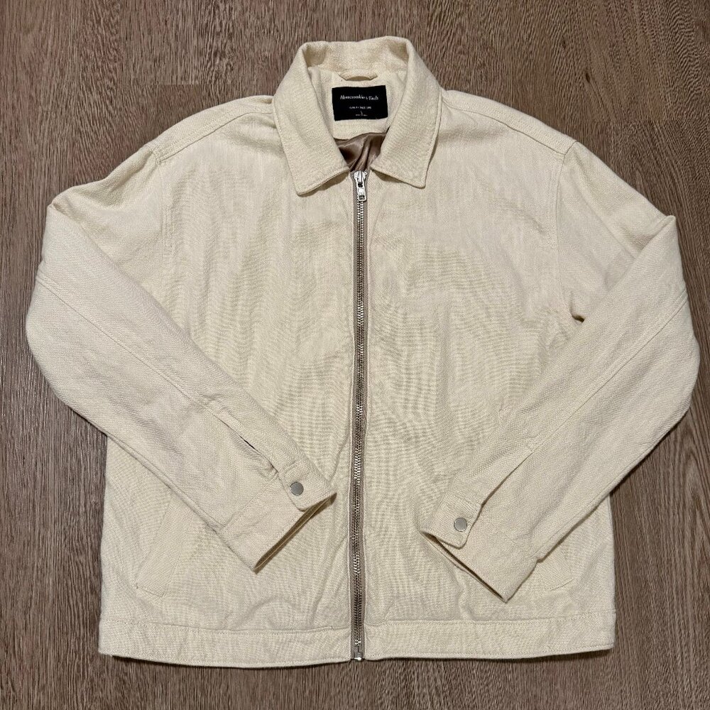 Abercrombie Men's Lightweight Zip Jacket (Large)